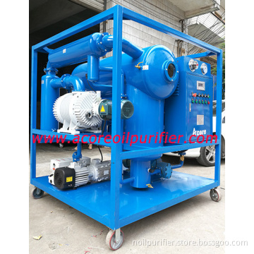 Mobile Trailer Transformer Oil Purifier Machine